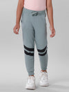 De Moza Kids - Girls Jogger Solid Cotton Light Petrol - De Moza