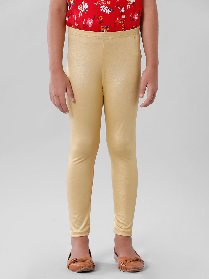 Kids – Girls Leggings Gold