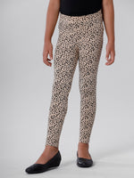 Kids – Girls Printed Ankle Leggings Sand
