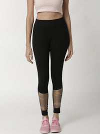 De Moza Women's Ankle Length Leggings Black - De Moza (4359019987007)