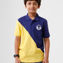 Kids - Boys Printed Half Sleeve T-Shirt Navy Blue