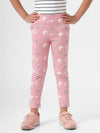 Kids – Girls Printed Straight Pant Bridal Rose