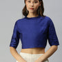 De Moza Women's Blouse Royal Blue