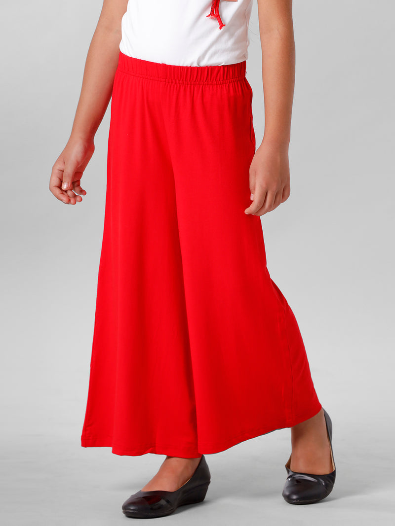 Kids - Girls Palazzo Red