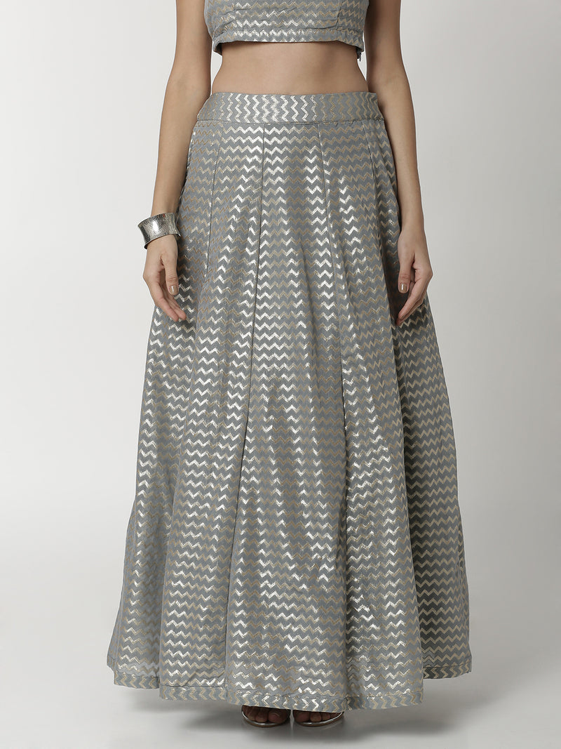 De Moza Ladies Light Grey Skirt - De Moza (4294225625151)