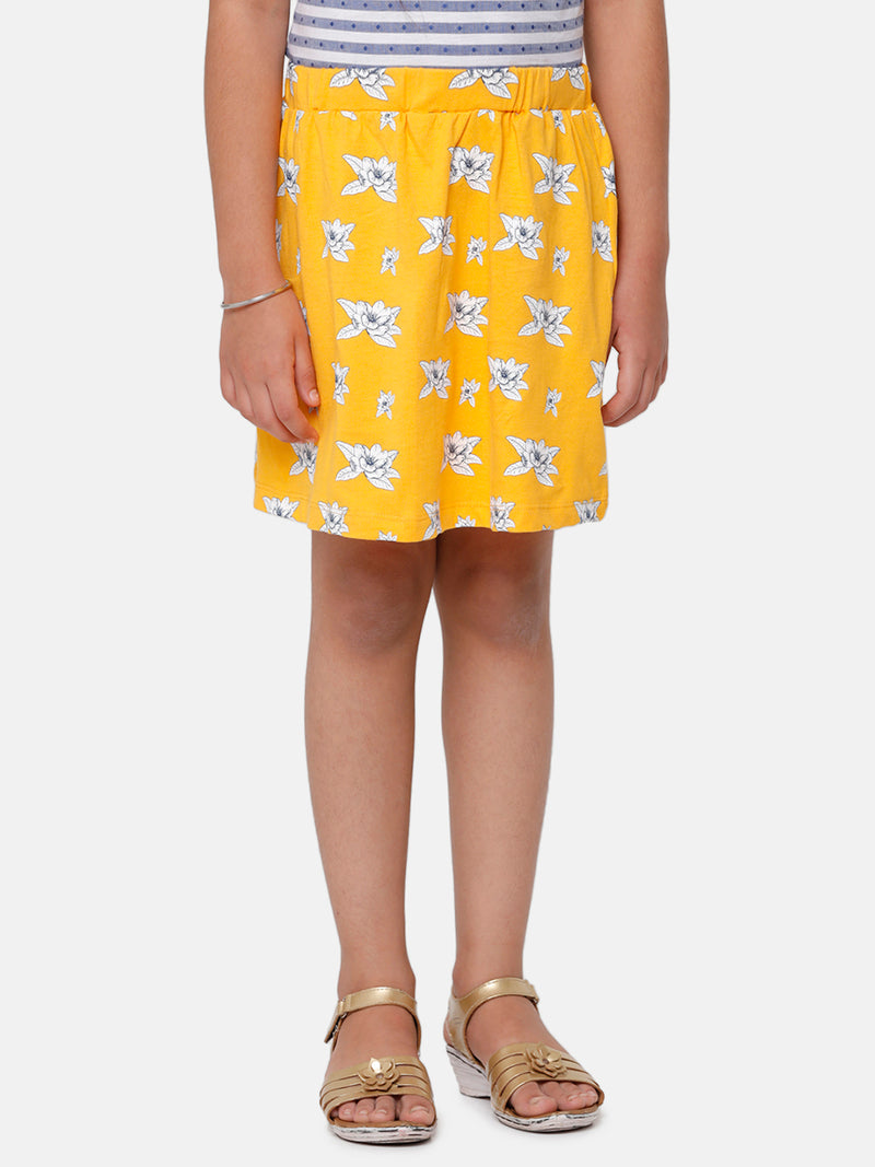Kids - Girls Printed Skirt Citrus