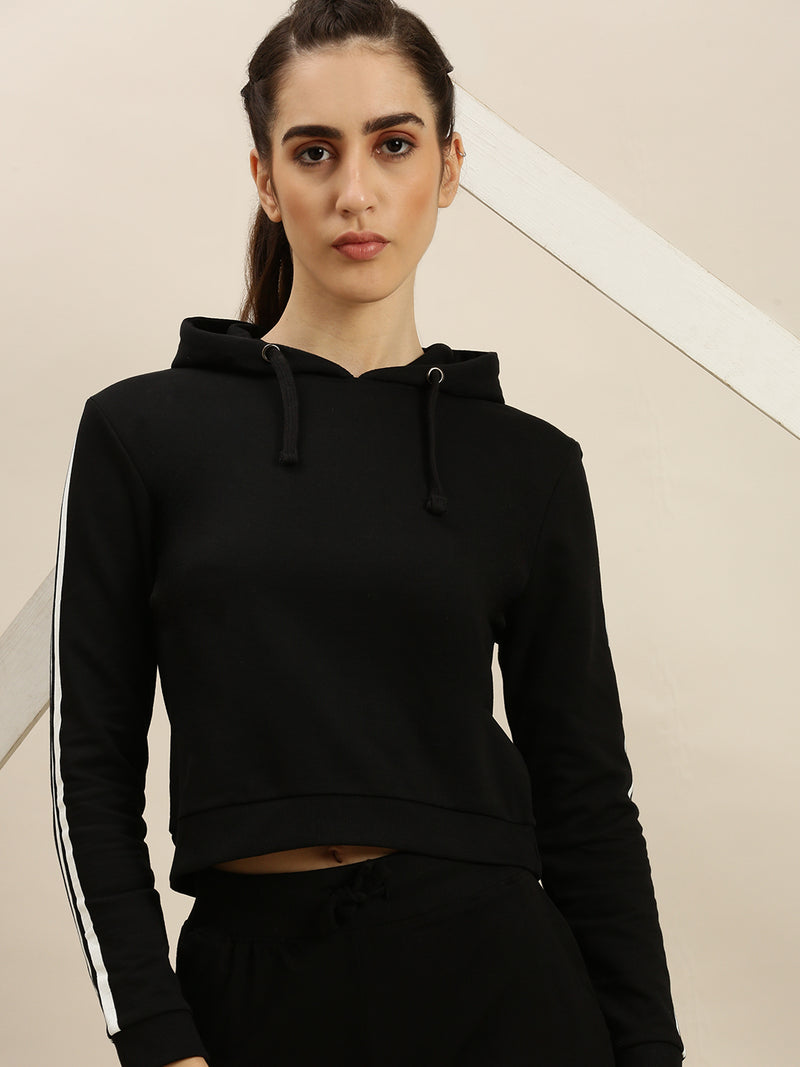 De Moza Ladies Sweatshirt Black