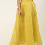 De Moza Women's Skirt Lime Yellow