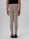 Kids – Girls Printed Ankle Leggings Sand