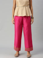 De Moza Women’s Palazzo Fuchsia