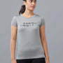 De Moza Ladies Active Wear T-Shirt Grey