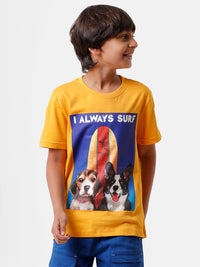 Kids - Boys T-Shirt Yellow - De Moza