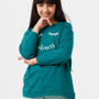 Kids - Girls Printed Sweatshirt Adventurine