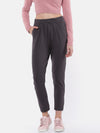 De Moza Women's Cigarette Pant Dark Grey