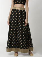 De Moza Women's Printed Skirt Black - De Moza (4359076970559)