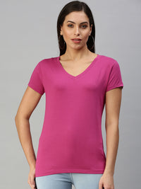 De Moza Women's Half Sleeve Top Onion