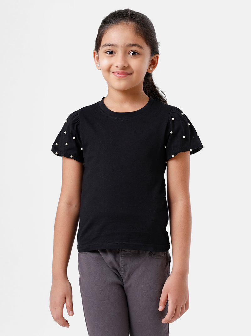 Kids - Girls Top Black