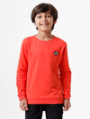 Kids - Boys Printed Sweatshirt Red Alert