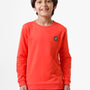Kids - Boys Printed Sweatshirt Red Alert