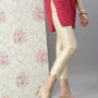 De Moza Women's Cigarette Pant White