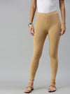 De Moza Ladies Ankle Length Leggings Solid Cotton Skin - De Moza