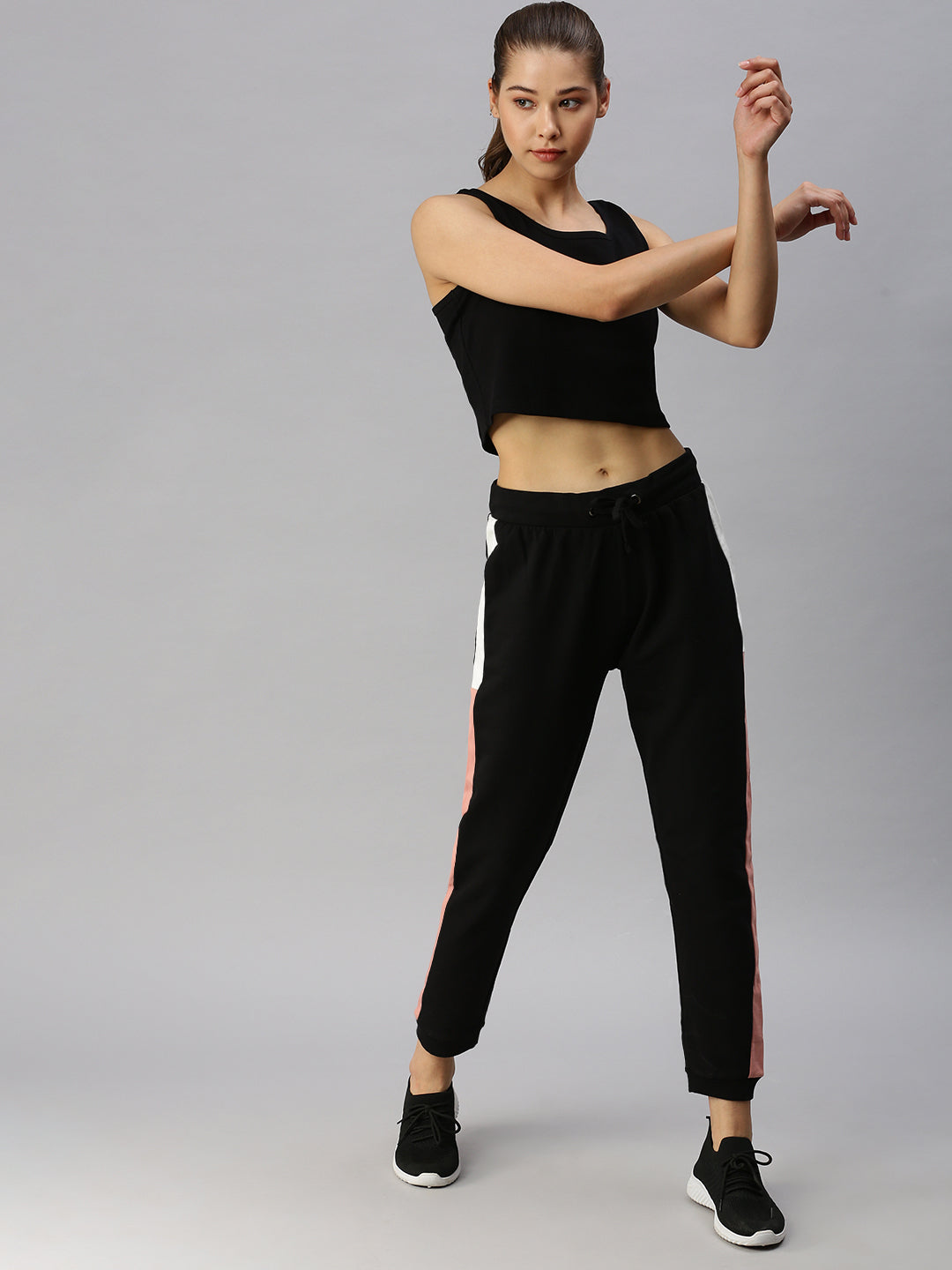 De Moza Women's Co-Ords Sets  Black & Black