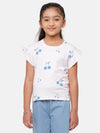 Kids - Girls Printed Top Orchid Ice