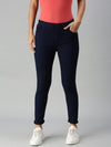 De Moza Women's Jeggings Enzyme Blue