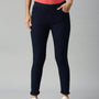 De Moza Women's Jeggings Enzyme Blue