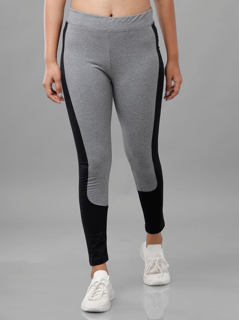 De Moza Ladies Active Wear Leggings Anthra Melange