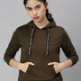 De Moza Women's Sweatshirt Olive Green