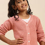 Pipin Girls Sweater Coral