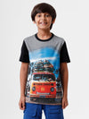 Kids - Boys T-Shirt Grey Melange - De Moza