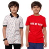 Pack of 2 Pipin Boys T-shirt Black & Raising Red