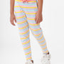 Kids – Girls Printed Straight Pant Pink