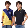 Pack of 2 Pipin Boys T-shirt Dark Navy Blue & Navy Blue