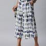 De Moza Women’s Printed Culottes Indigo