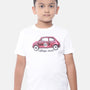 Kids - Boys Printed Half Sleeve T-Shirt White