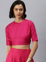 De Moza Women's Blouse Magenta