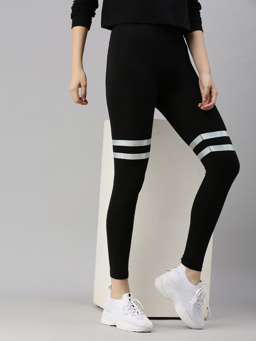 De Moza Ladies Active Wear Leggings Black