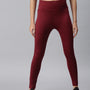 De Moza Ladies Active Wear Leggings Wine