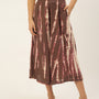 De Moza Womens Printed Culottes Mauve