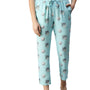 De Moza Ladies Printed Pyjama Pant Blue
