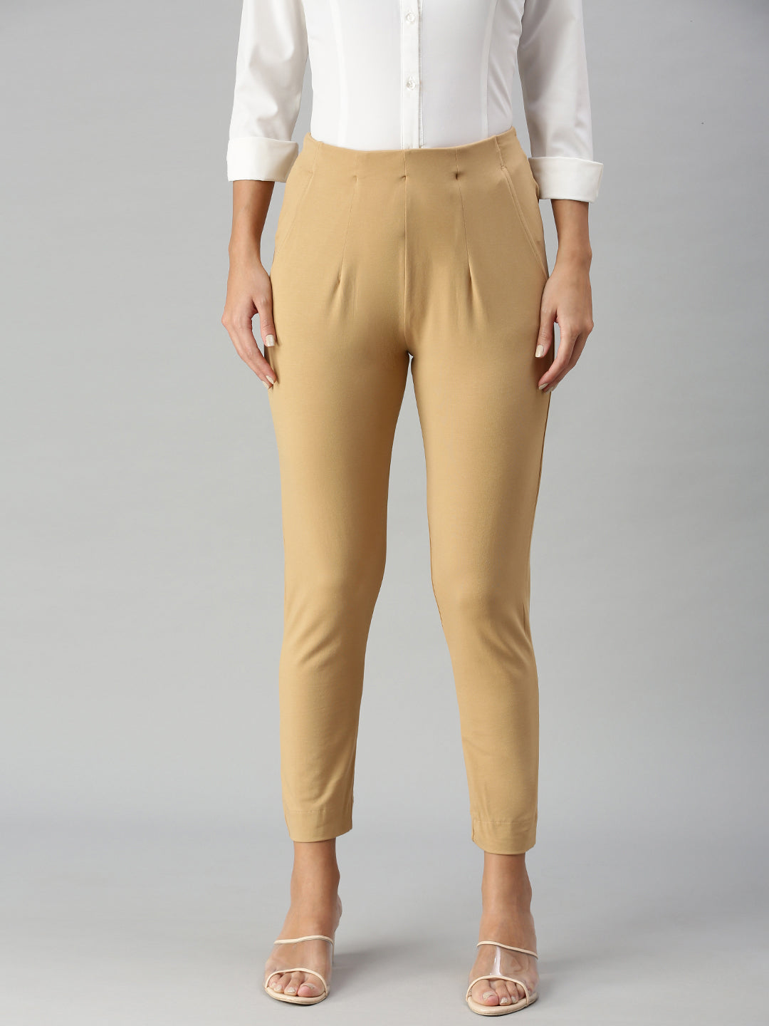 De Moza Women's Cigarette Pant Skin