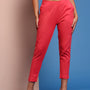 De Moza Women's Cigarette Pant Coral