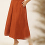 De Moza Women's Culottes Rust Orange