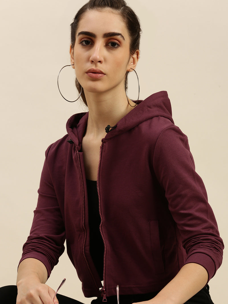 De Moza Ladies Sweatshirt Wine