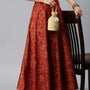 De Moza Women's Skirt Maroon