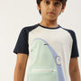 PIPIN Boys Printed T-shirt Dark Blue