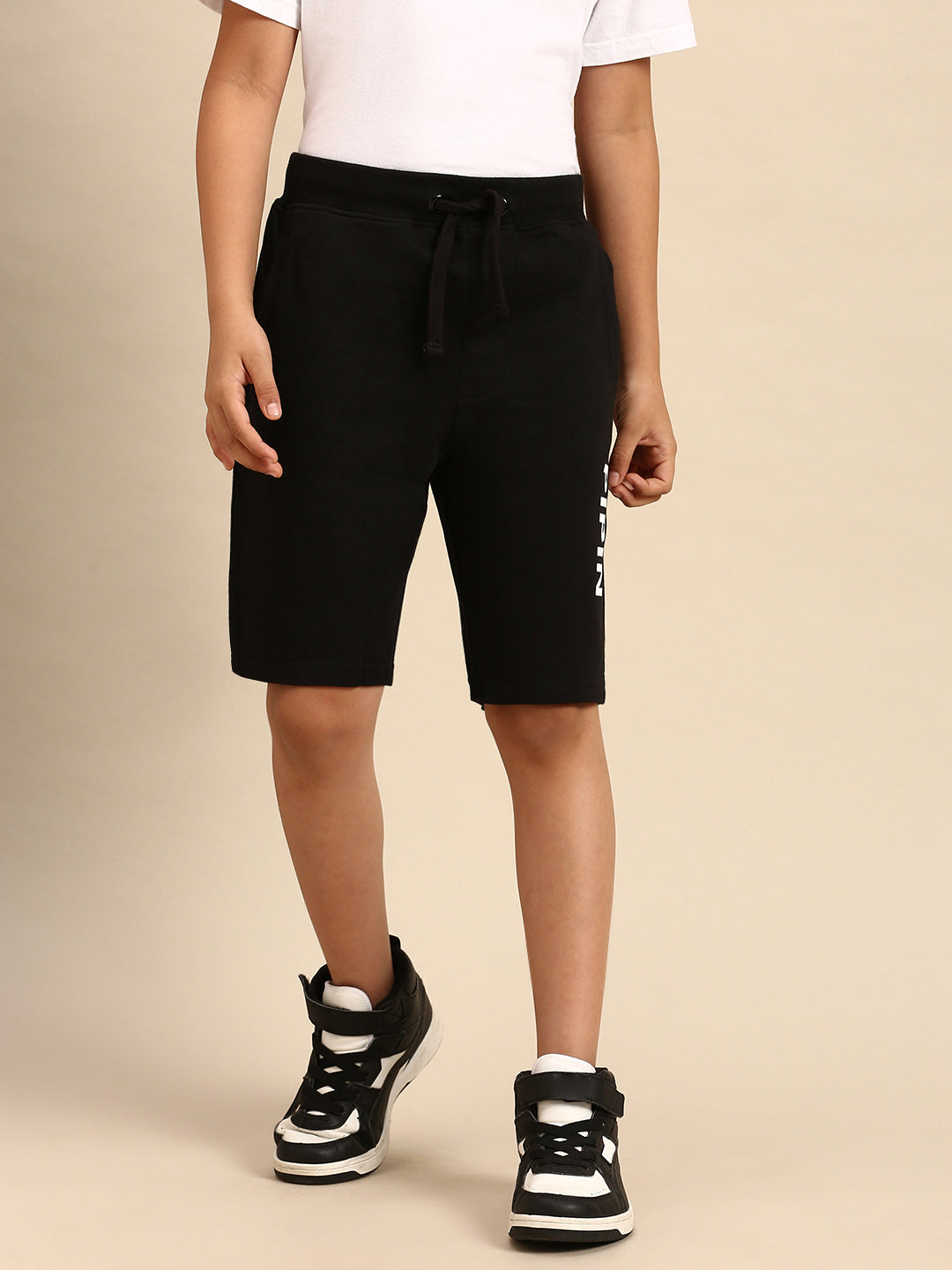 Kids black shop biker shorts